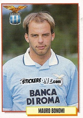 Sticker Mauro Bonomi - Calcio Cards 1994-1995 n. 179 - Merlin