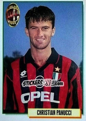 Sticker Christian Panucci - Calcio Cards 1994-1995 n. 182 - Merlin