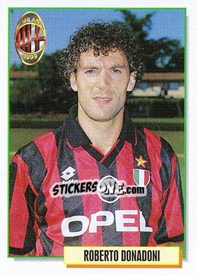 Figurina Roberto Donadoni - Calcio Cards 1994-1995 - Merlin