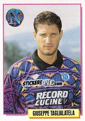 Sticker Giuseppe Taglialatela - Calcio Cards 1994-1995 n. 199 - Merlin
