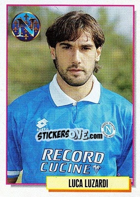 Sticker Luca Luzardi - Calcio Cards 1994-1995 n. 203 - Merlin
