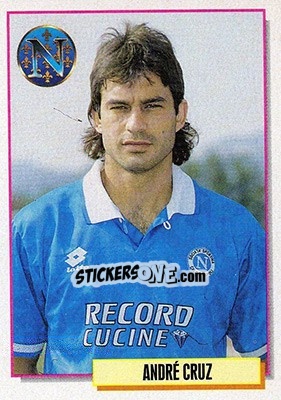 Sticker Andre Cruz - Calcio Cards 1994-1995 n. 204 - Merlin