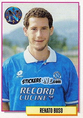Sticker Renato Buso - Calcio Cards 1994-1995 n. 209 - Merlin