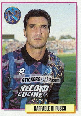 Sticker Raffaele Di Fusco - Calcio Cards 1994-1995 n. 210 - Merlin