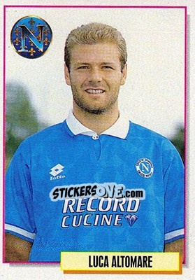 Figurina Luca Altomare - Calcio Cards 1994-1995 n. 211 - Merlin