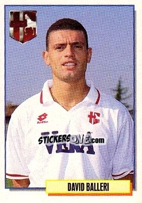 Sticker David Balleri - Calcio Cards 1994-1995 n. 218 - Merlin