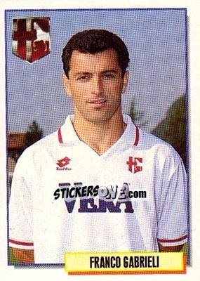 Sticker Franco Gabrieli - Calcio Cards 1994-1995 n. 219 - Merlin