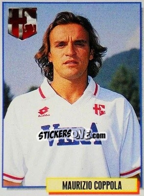 Sticker Maurizio Coppola - Calcio Cards 1994-1995 n. 220 - Merlin