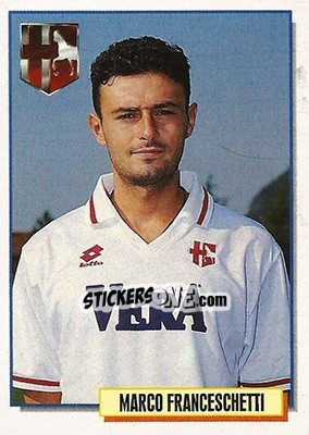 Sticker Marco Franceschetti - Calcio Cards 1994-1995 - Merlin
