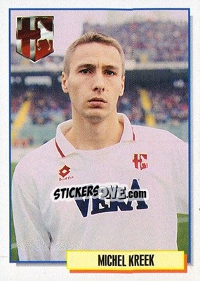 Sticker Michel Kreek - Calcio Cards 1994-1995 n. 223 - Merlin
