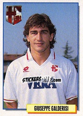 Figurina Giuseppe Galderisi - Calcio Cards 1994-1995 - Merlin