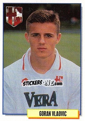 Figurina Goran Vlaovic - Calcio Cards 1994-1995 - Merlin