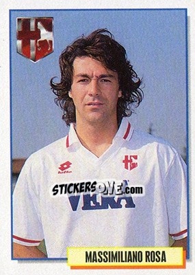 Sticker Massimiliano Rosa - Calcio Cards 1994-1995 - Merlin