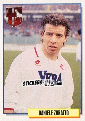 Sticker Daniele Zoratto - Calcio Cards 1994-1995 n. 232 - Merlin