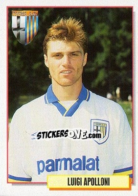 Sticker Luigi Apolloni - Calcio Cards 1994-1995 n. 239 - Merlin