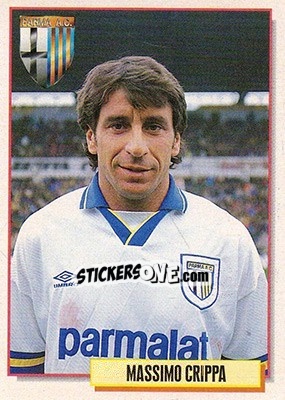 Figurina Massimo Crippa - Calcio Cards 1994-1995 - Merlin