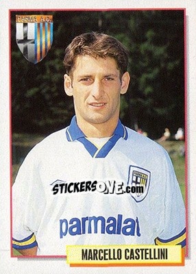 Figurina Marcello Castellini - Calcio Cards 1994-1995 - Merlin