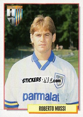 Figurina Roberto Mussi - Calcio Cards 1994-1995 - Merlin