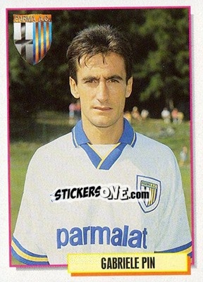 Figurina Gabriele Pin - Calcio Cards 1994-1995 - Merlin