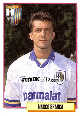 Figurina Marco Branca - Calcio Cards 1994-1995 n. 252 - Merlin