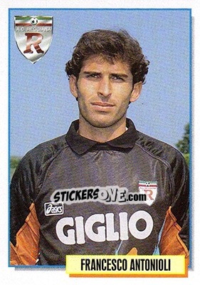 Figurina Francesco Antonioli - Calcio Cards 1994-1995 - Merlin