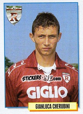 Sticker Gianluca Cherubini - Calcio Cards 1994-1995 - Merlin