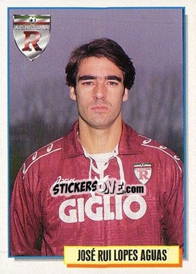 Sticker Jose Rui Lopes Aguas - Calcio Cards 1994-1995 - Merlin