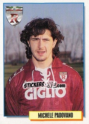 Figurina Michele Padovano - Calcio Cards 1994-1995 - Merlin