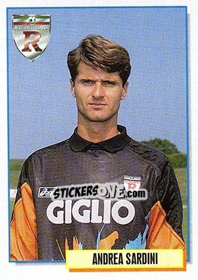 Figurina Andrea Sardini - Calcio Cards 1994-1995 - Merlin