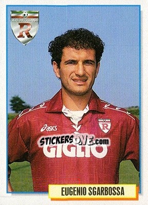 Figurina Eugenio Sgarbossa - Calcio Cards 1994-1995 - Merlin