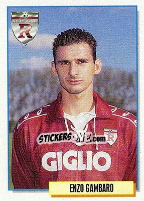 Figurina Enzo Gambaro - Calcio Cards 1994-1995 - Merlin