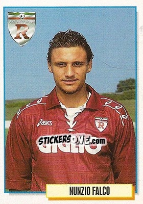 Sticker Nunzio Falco - Calcio Cards 1994-1995 n. 270 - Merlin