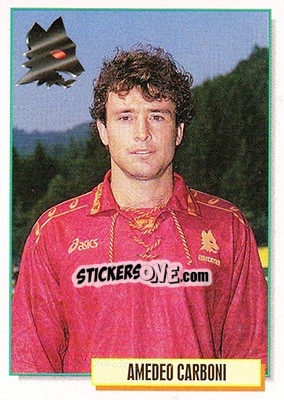 Figurina Amedeo Carboni - Calcio Cards 1994-1995 - Merlin