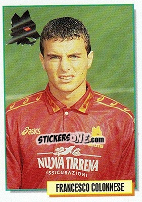 Figurina Francesco Colonnese - Calcio Cards 1994-1995 - Merlin