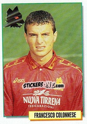 Sticker Francesco Colonnese - Calcio Cards 1994-1995 n. 284 - Merlin