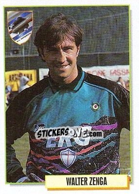 Sticker Walter Zenga - Calcio Cards 1994-1995 n. 289 - Merlin