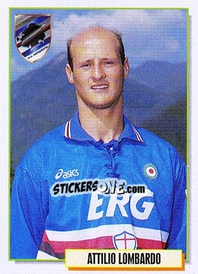 Sticker Attilio Lombardo - Calcio Cards 1994-1995 n. 295 - Merlin