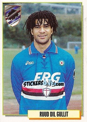 Sticker Ruud Gullit - Calcio Cards 1994-1995 n. 297 - Merlin