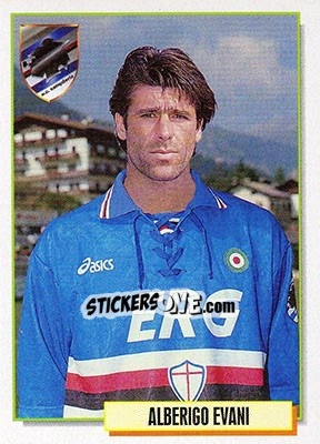 Cromo Alberigo Evani - Calcio Cards 1994-1995 - Merlin