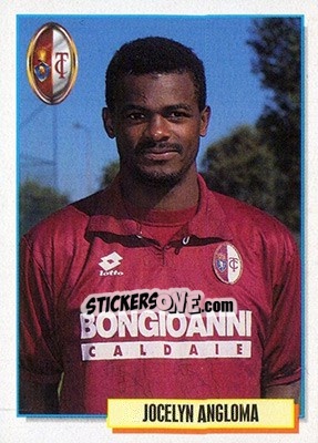 Figurina Jocelyn Angloma - Calcio Cards 1994-1995 - Merlin