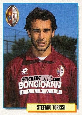 Sticker Stefano Torrisi - Calcio Cards 1994-1995 n. 311 - Merlin