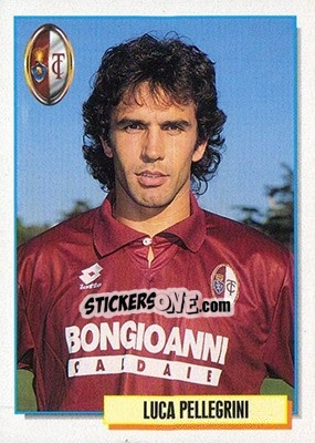 Sticker Luca Pellegrini - Calcio Cards 1994-1995 n. 312 - Merlin