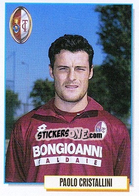Sticker Paolo Cristallini - Calcio Cards 1994-1995 n. 313 - Merlin