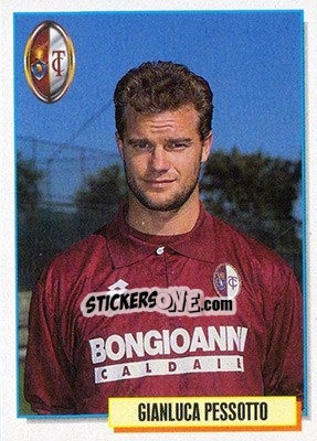Sticker Gianluca Pessotto - Calcio Cards 1994-1995 n. 314 - Merlin