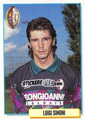 Figurina Luigi Simoni - Calcio Cards 1994-1995 - Merlin