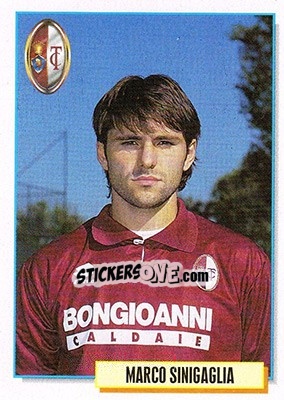 Sticker Marco Sinigaglia - Calcio Cards 1994-1995 n. 319 - Merlin