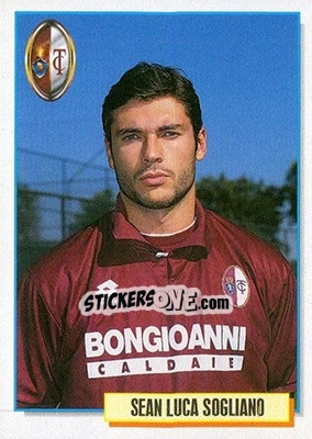 Figurina Sean Luca Sogliano - Calcio Cards 1994-1995 - Merlin