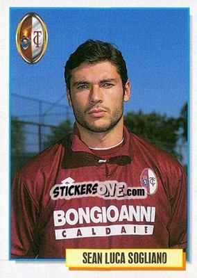 Sticker Sean Luca Sogliano - Calcio Cards 1994-1995 n. 320 - Merlin