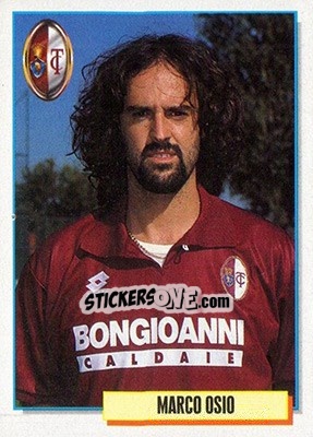 Figurina Marco Osio - Calcio Cards 1994-1995 - Merlin