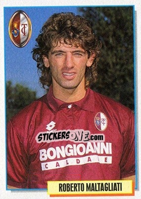 Sticker Roberto Maltagliati - Calcio Cards 1994-1995 n. 322 - Merlin